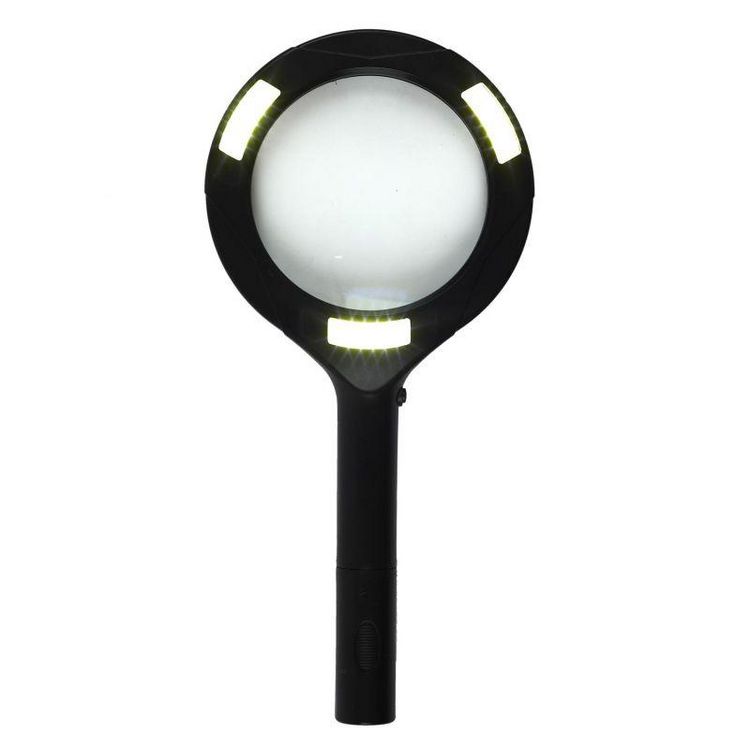 Remise ???? Paris Prix Loupe LED Grossissement 24cm Noir ✔️ 3 Remise ???? Paris Prix Loupe LED Grossissement 24cm Noir ✔️ – Image 3