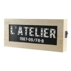 Top 10 💯 Paris Prix Tableau à Message Lumineux Bistrot 23cm Naturel 😍