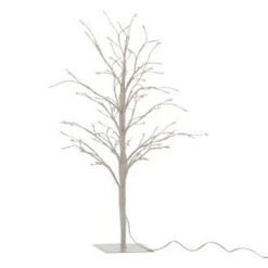 Promo ⭐ Paris Prix Plante Artificielle Déco LED Arbre Nu 57cm Blanc 🛒