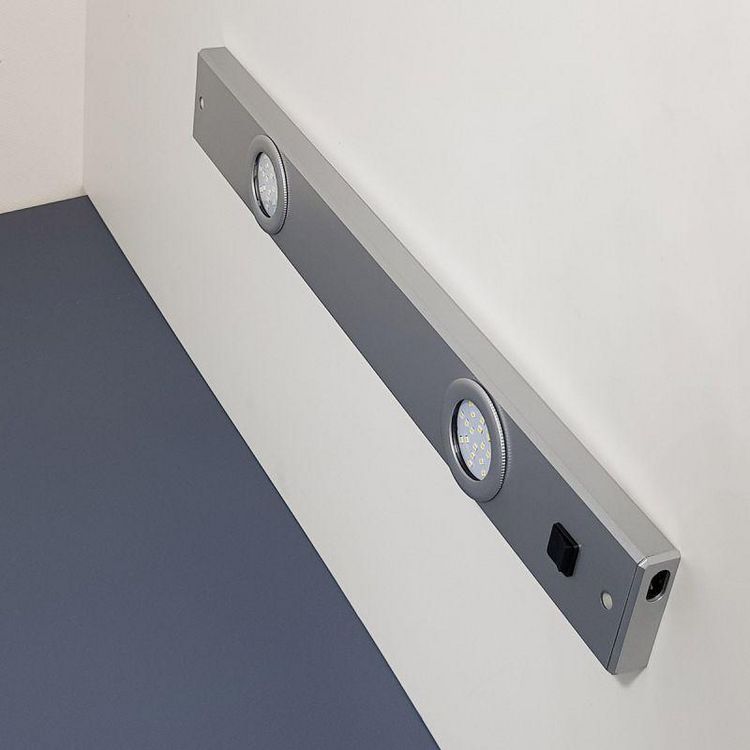 Bon marché ???? Paris Prix Réglette LED Pour Cuisine Roméo 55cm Argent ✔️ 1 Bon marché ???? Paris Prix Réglette LED Pour Cuisine Roméo 55cm Argent ✔️
