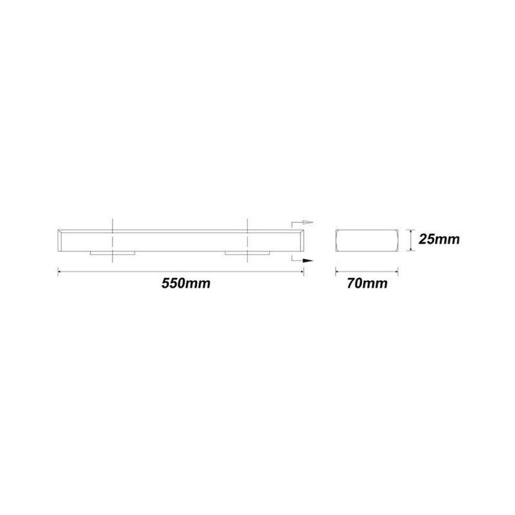 Bon marché ???? Paris Prix Réglette LED Pour Cuisine Roméo 55cm Argent ✔️ 3 Bon marché ???? Paris Prix Réglette LED Pour Cuisine Roméo 55cm Argent ✔️ – Image 3