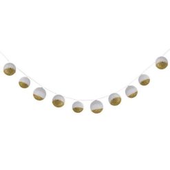 Tout neuf ???? Guirlande Lumineuse Boule 178cm Blanc & Or ????