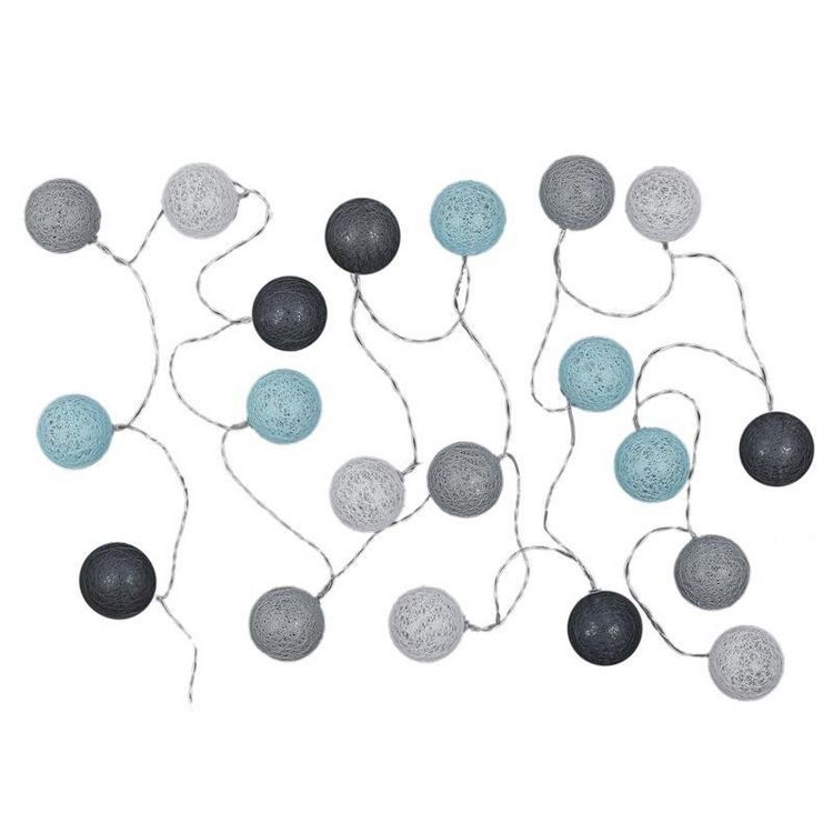 Paris Prix Guirlande Lumineuse à Led 20 Boules 345cm Bleu & Gris Coupon ???? Paris Prix Guirlande Lumineuse à Led 20 Boules 345cm Bleu & Gris ???? -Paris Prix Sales unnamed file 962