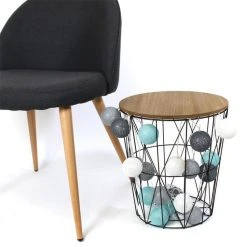 Coupon 💯 Paris Prix Guirlande Lumineuse à Led 20 Boules 345cm Bleu & Gris 😀 -Paris Prix Sales unnamed file 964