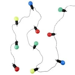 Meilleure vente 🎉 Paris Prix Guirlande Lumineuse Extérieur Ampoule Multicolore 5m Noir ⌛