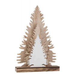 Budget ???? Paris Prix Décoration Lumineuse Led Arbre Hiver 44cm Beige ????